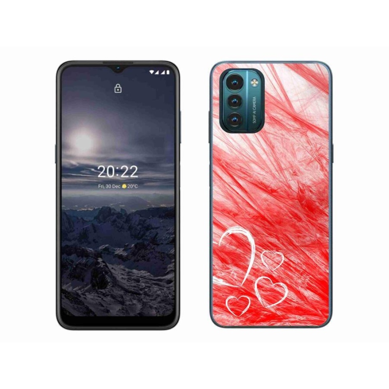 Gélový kryt mmCase na mobil Nokia G11/G21 - heart