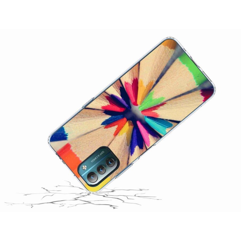 Gélový kryt mmCase na mobil Nokia G11/G21 - pastelky