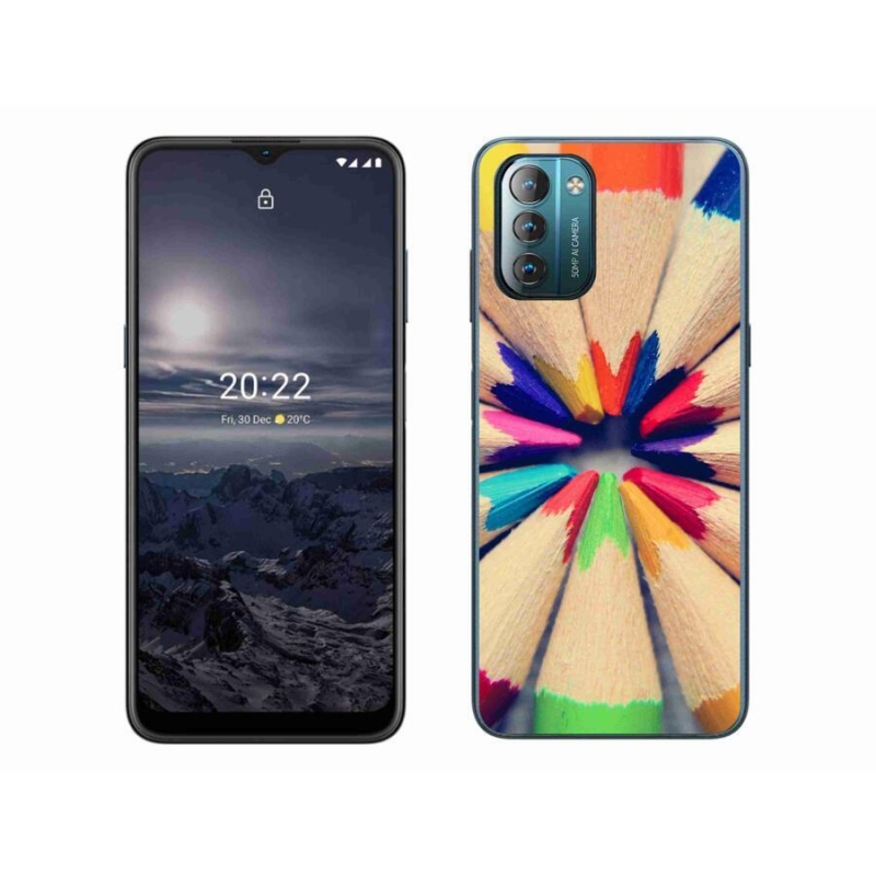 Gélový kryt mmCase na mobil Nokia G11/G21 - pastelky