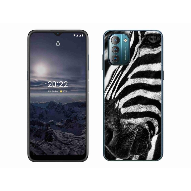 Gélový kryt mmCase na mobil Nokia G11/G21 - zebra