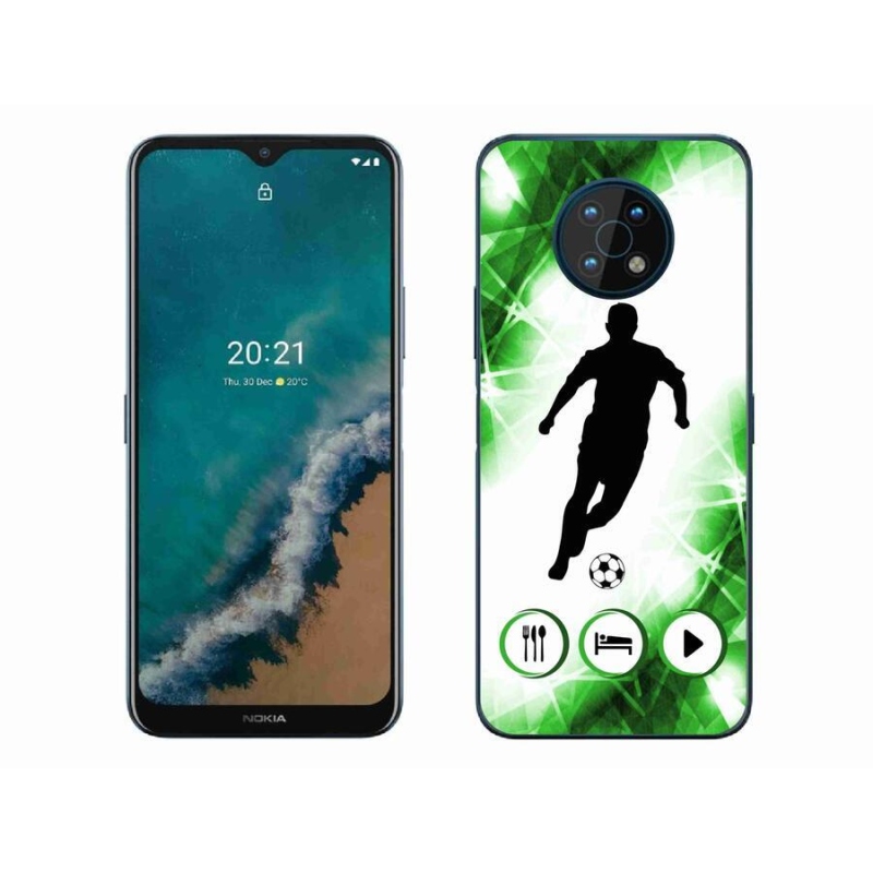 Gélový kryt mmCase na mobil Nokia G50 - futbalista