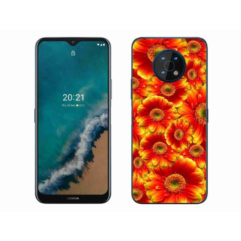 Gélový kryt mmCase na mobil Nokia G50 - gerbera 1