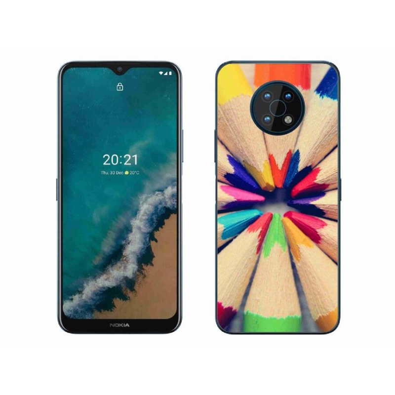 Gélový kryt mmCase na mobil Nokia G50 - pastelky