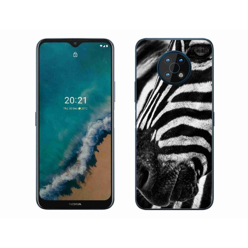 Gélový kryt mmCase na mobil Nokia G50 - zebra