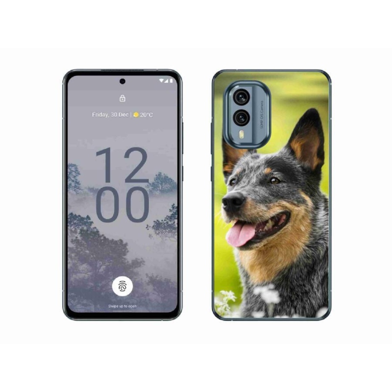 Gélový kryt mmCase na mobil Nokia X30 5G - austrálsky pastiersky pes