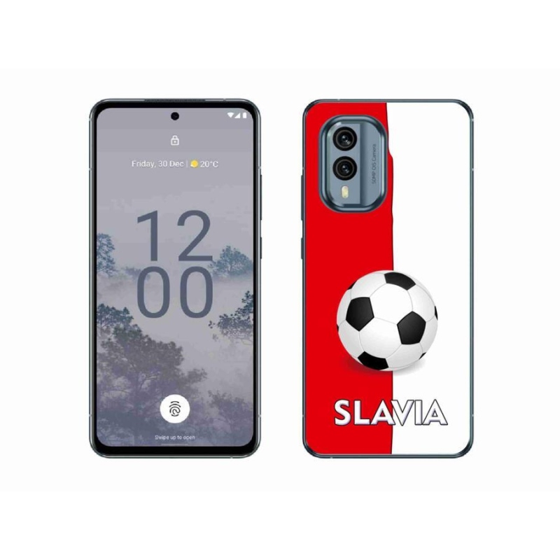Gélový kryt mmCase na mobil Nokia X30 5G - futbal 2
