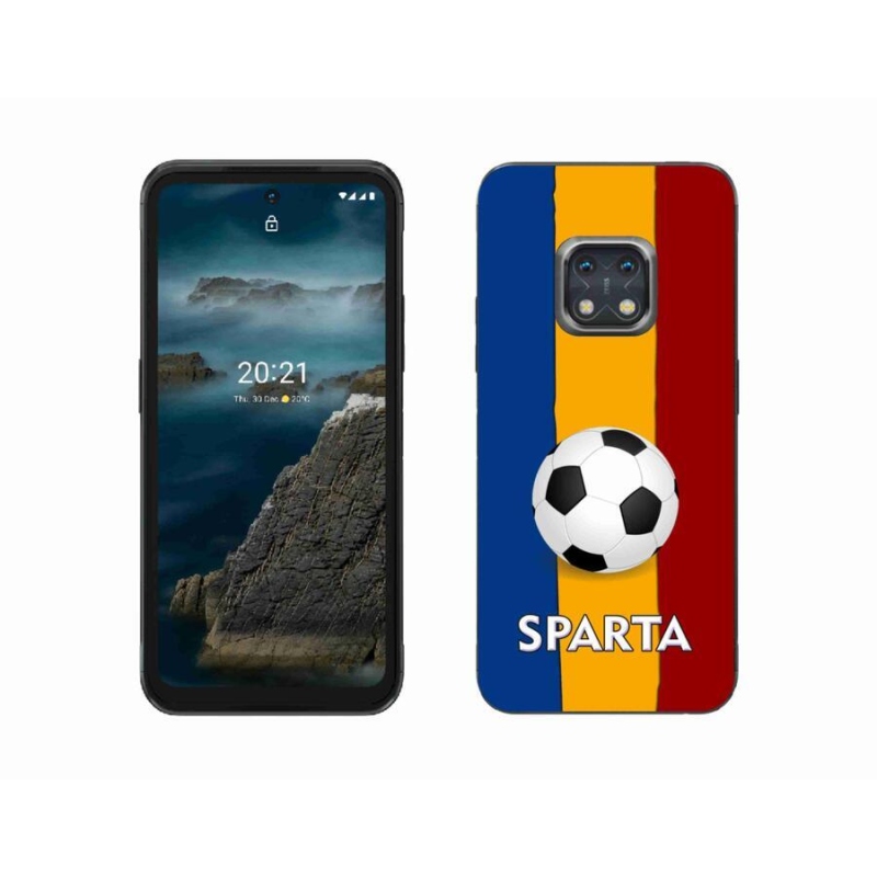 Gélový kryt mmCase na mobil Nokia XR20 - futbal 1