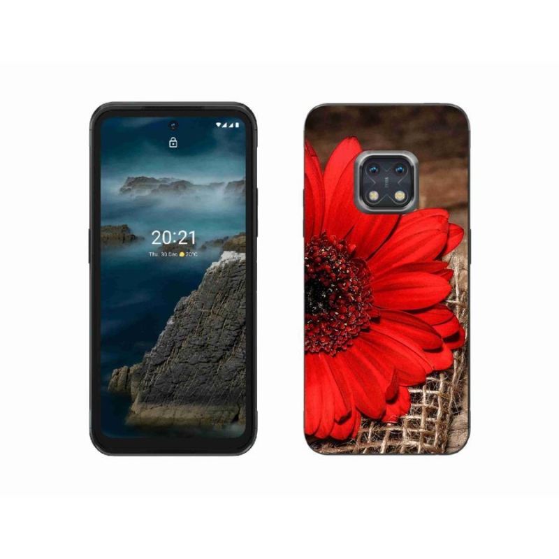 Gélový kryt mmCase na mobil Nokia XR20 - gerbera