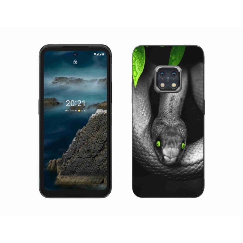 Gélový kryt mmCase na mobil Nokia XR20 - had