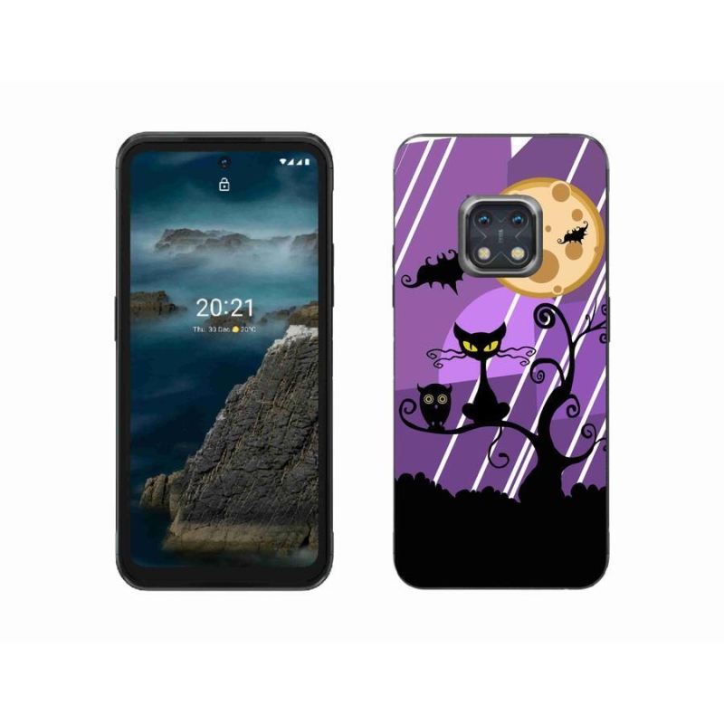 Gélový kryt mmCase na mobil Nokia XR20 - halloween