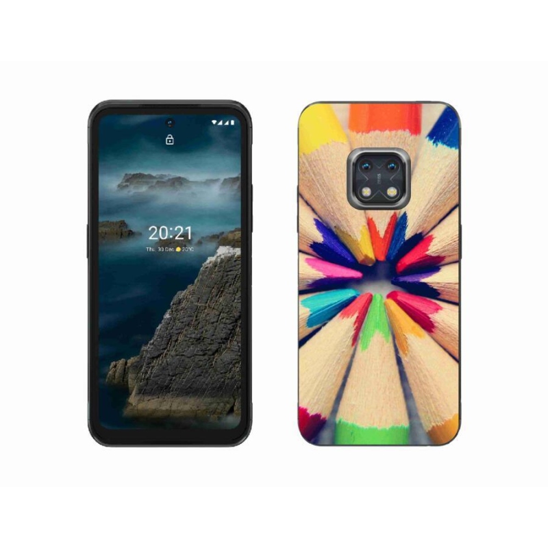 Gélový kryt mmCase na mobil Nokia XR20 - pastelky