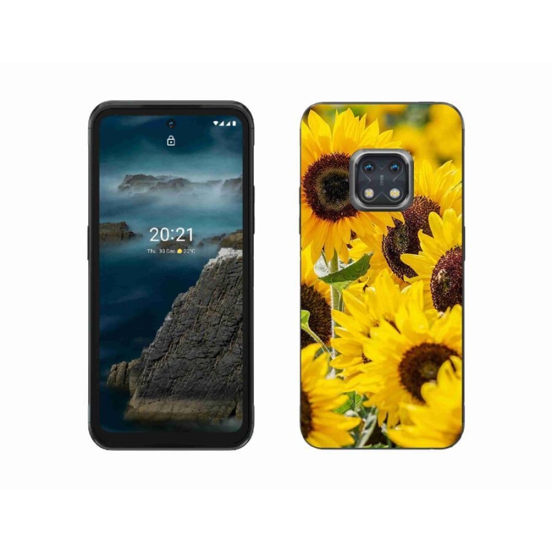 Gélový kryt mmCase na mobil Nokia XR20 - slnečnica