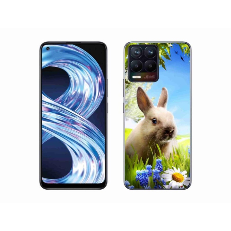 Gélový kryt mmCase na mobil Realme 8 4G - zajačik