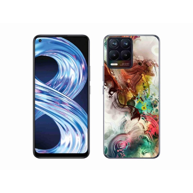 Gélový kryt mmCase na mobil Realme 8 Pro - abstrakt 1