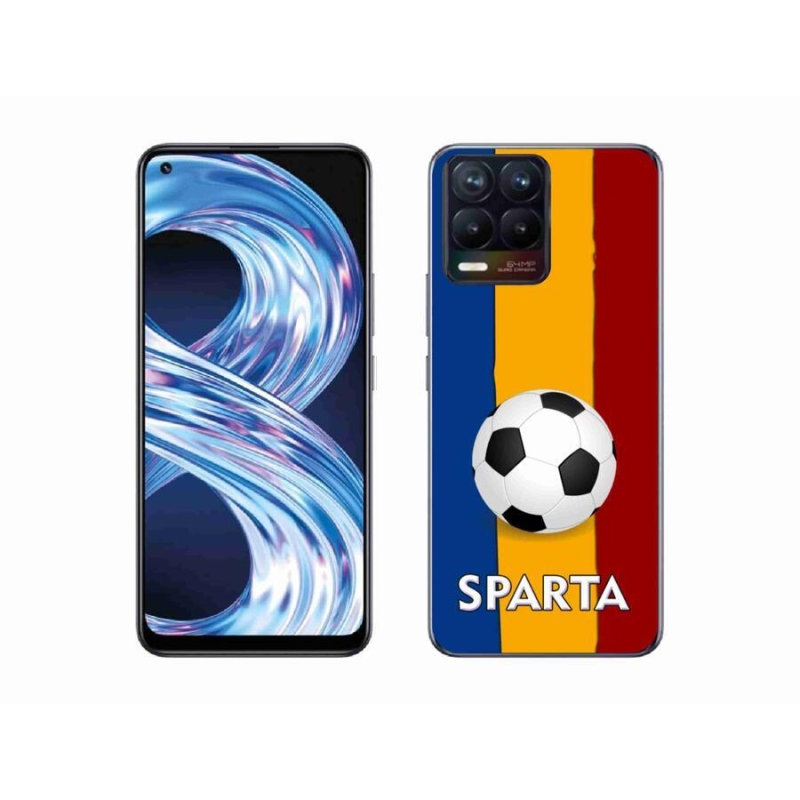 Gélový kryt mmCase na mobil Realme 8 Pro - futbal 1