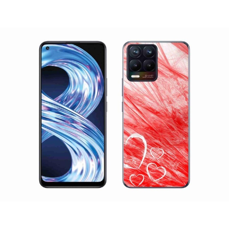 Gélový kryt mmCase na mobil Realme 8 Pro - heart