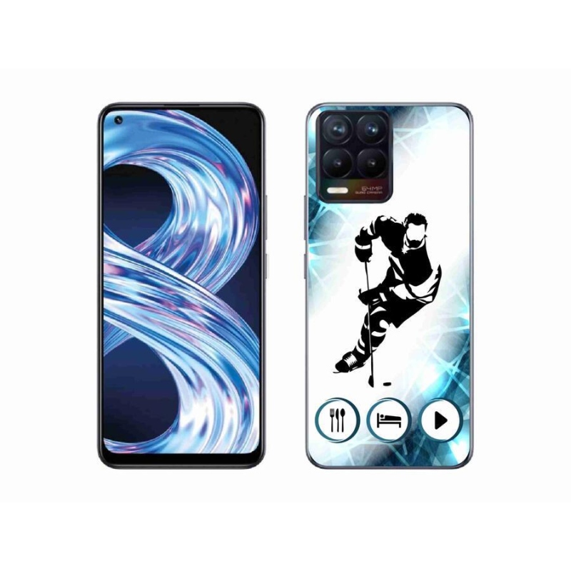 Gélový kryt mmCase na mobil Realme 8 Pro - hokej 1