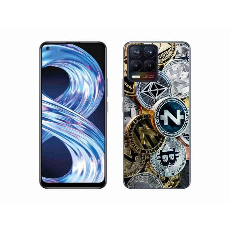 Gélový kryt mmCase na mobil Realme 8 Pro - kryptomeny