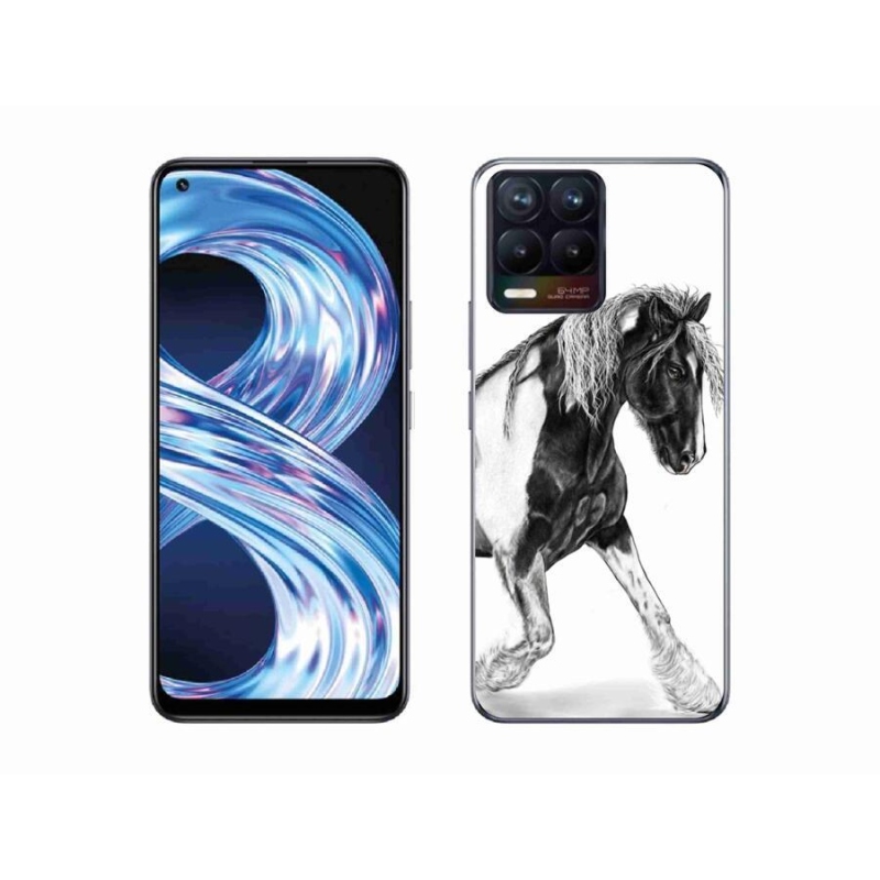 Gélový kryt mmCase na mobil Realme 8 Pro - kôň