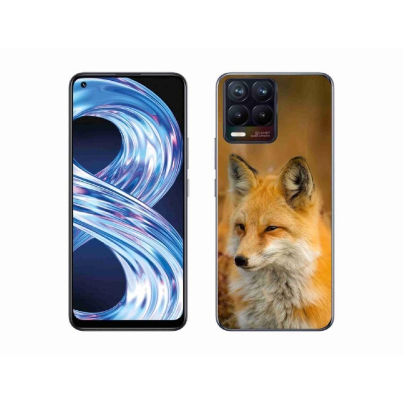 Gélový kryt mmCase na mobil Realme 8 Pro - líška