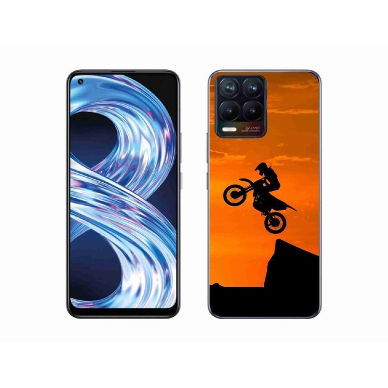 Gélový kryt mmCase na mobil Realme 8 Pro - motocross