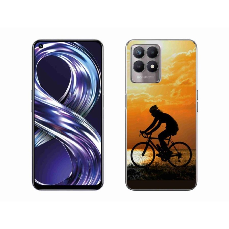 Gélový kryt mmCase na mobil Realme 8i - cyklovýlet