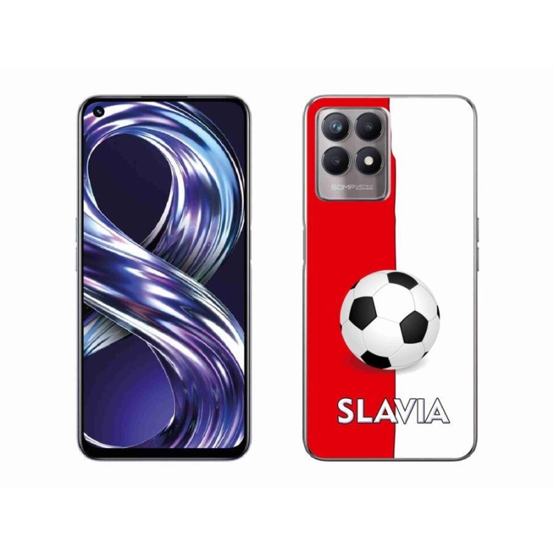 Gélový kryt mmCase na mobil Realme 8i - futbal 2