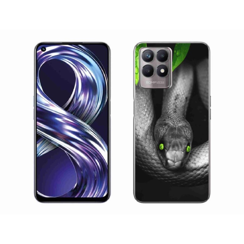 Gélový kryt mmCase na mobil Realme 8i - had