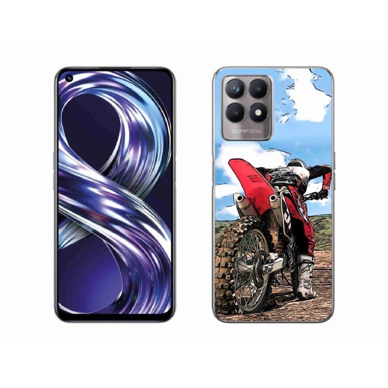 Gélový kryt mmCase na mobil Realme 8i - moto