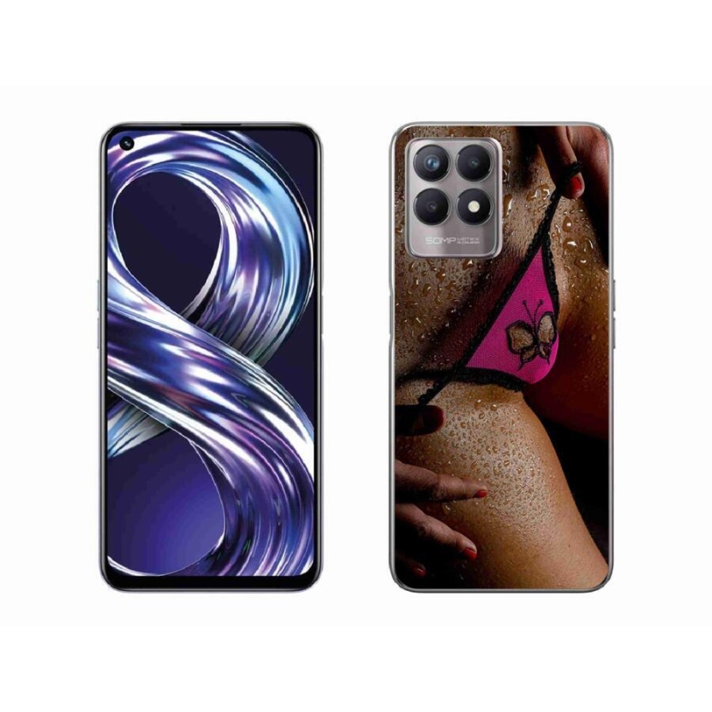 Gélový kryt mmCase na mobil Realme 8i - sexy žena