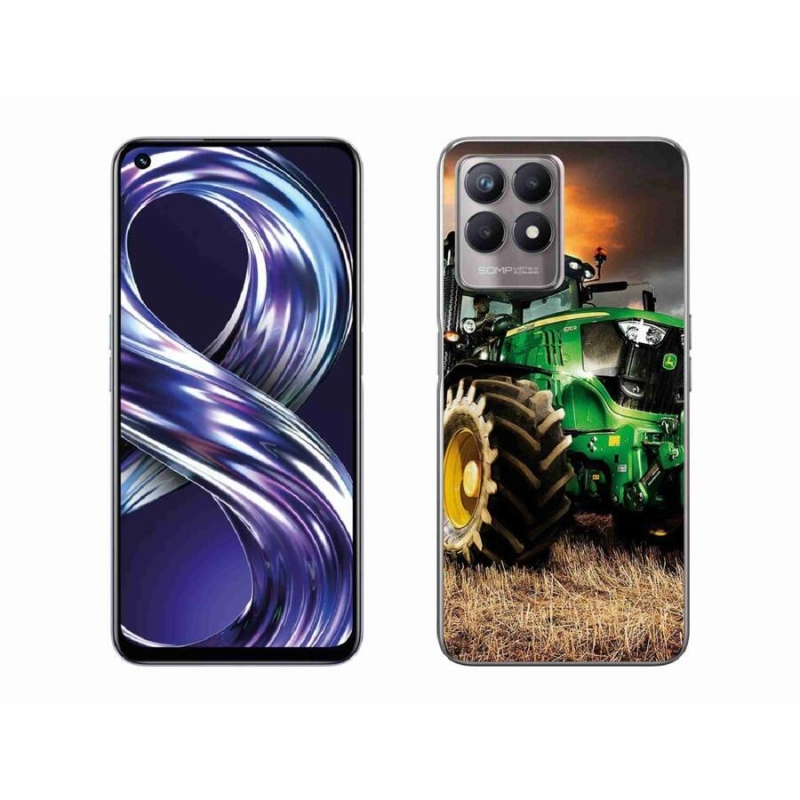 Gélový kryt mmCase na mobil Realme 8i - traktor