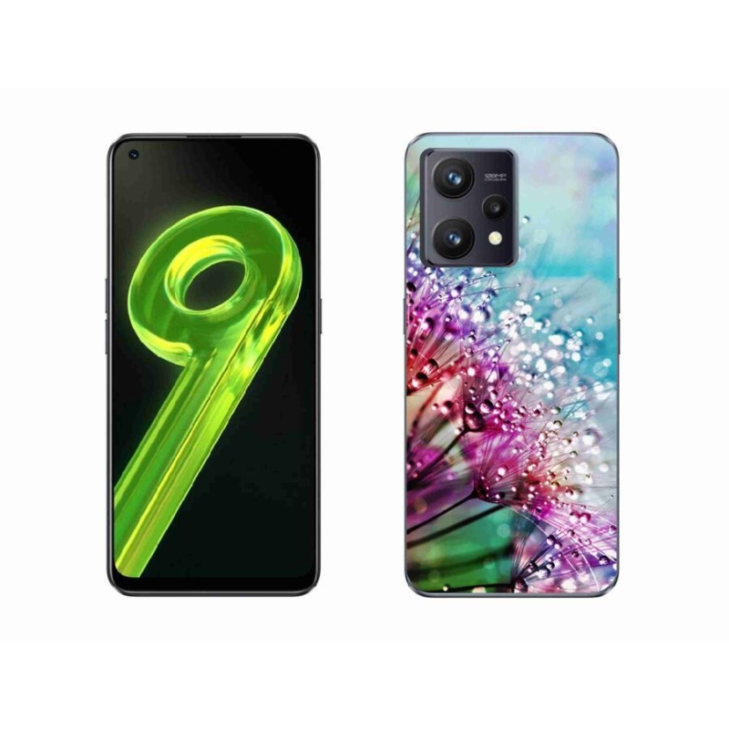 Gélový kryt mmCase na mobil Realme 9 4G - farebné kvety