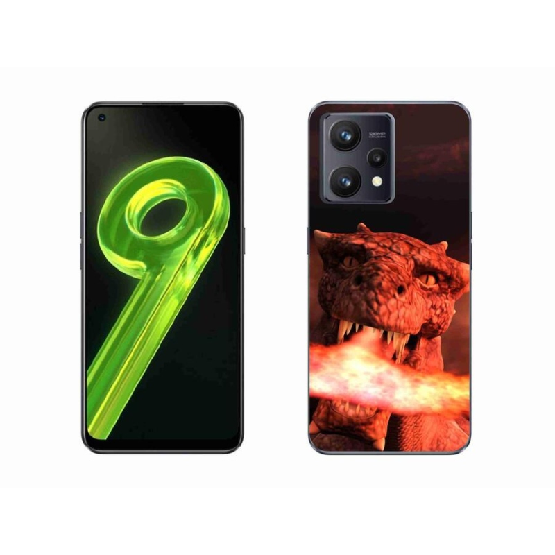 Gélový kryt mmCase na mobil Realme 9 4G - drak