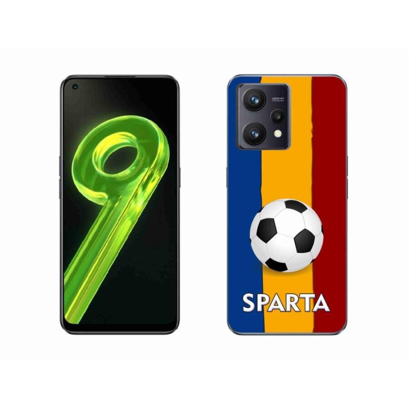 Gélový kryt mmCase na mobil Realme 9 4G - futbal 1