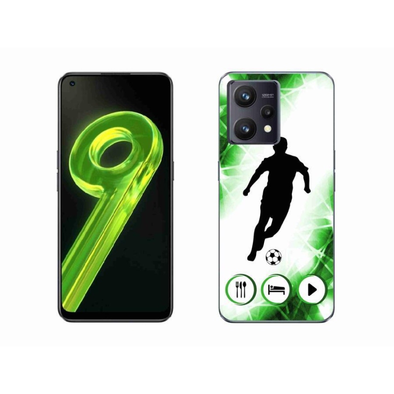 Gélový kryt mmCase na mobil Realme 9 4G - futbalista