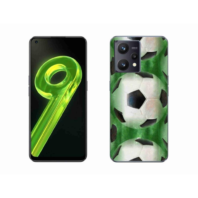 Gélový kryt mmCase na mobil Realme 9 4G - futbalová lopta