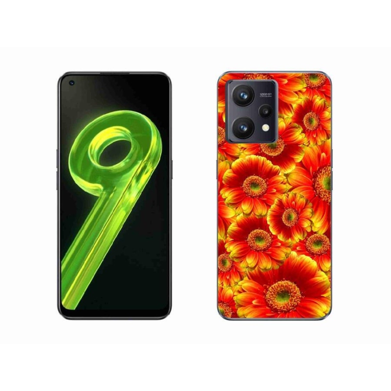 Gélový kryt mmCase na mobil Realme 9 4G - gerbera 1