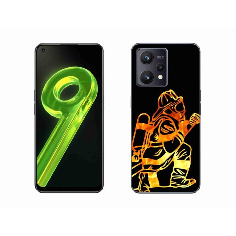 Gélový kryt mmCase na mobil Realme 9 4G - hasič 1