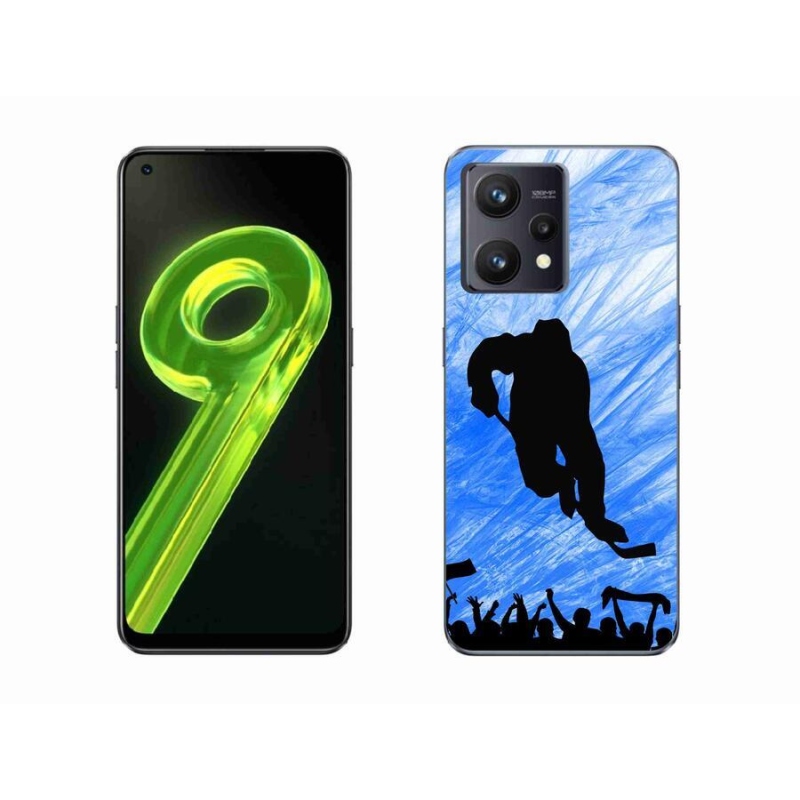 Gélový kryt mmCase na mobil Realme 9 4G - hokejový hráč