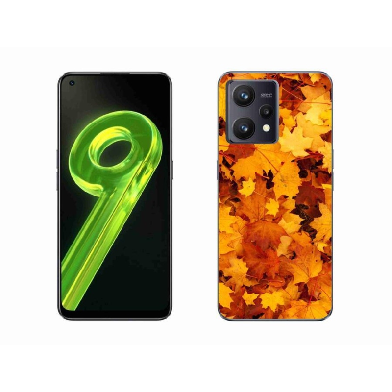 Gélový kryt mmCase na mobil Realme 9 4G - javorové listy