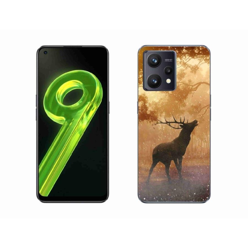 Gélový kryt mmCase na mobil Realme 9 4G - jeleň v ruji