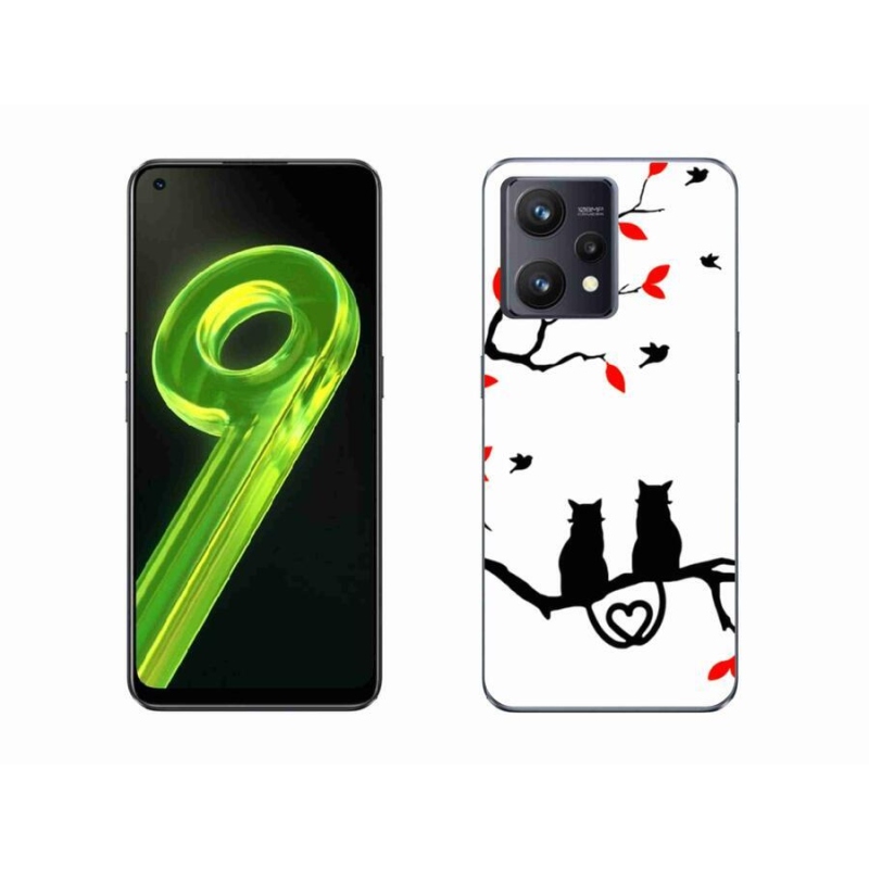 Gélový kryt mmCase na mobil Realme 9 4G - mačacia láska