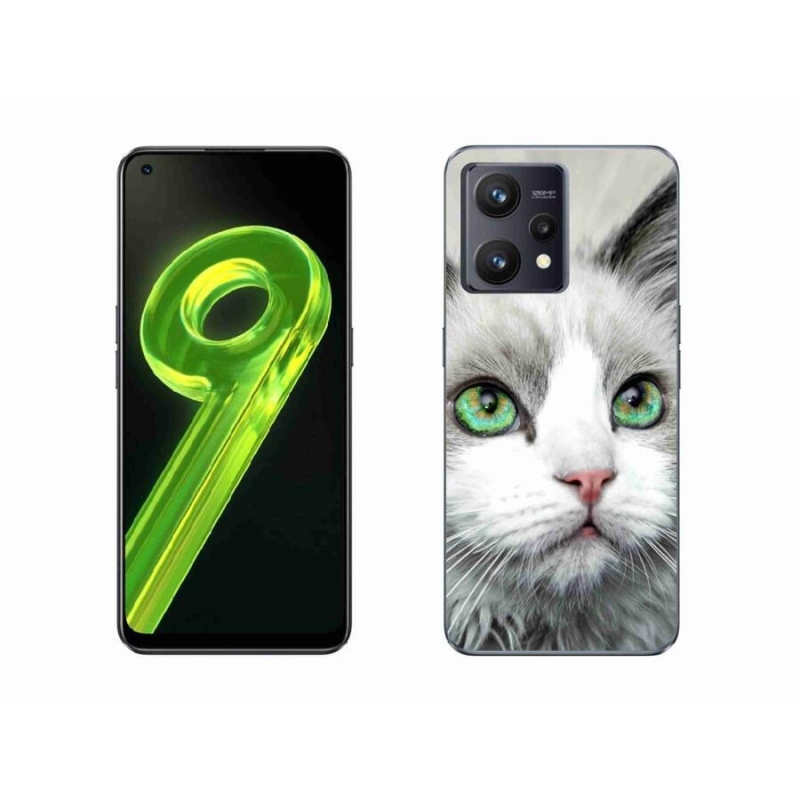 Gélový kryt mmCase na mobil Realme 9 4G - mačacie pohľad