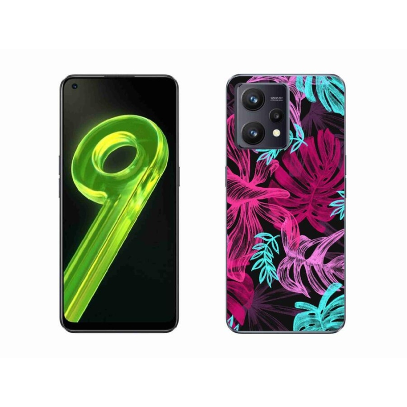 Gélový kryt mmCase na mobil Realme 9 4G - kvety 1