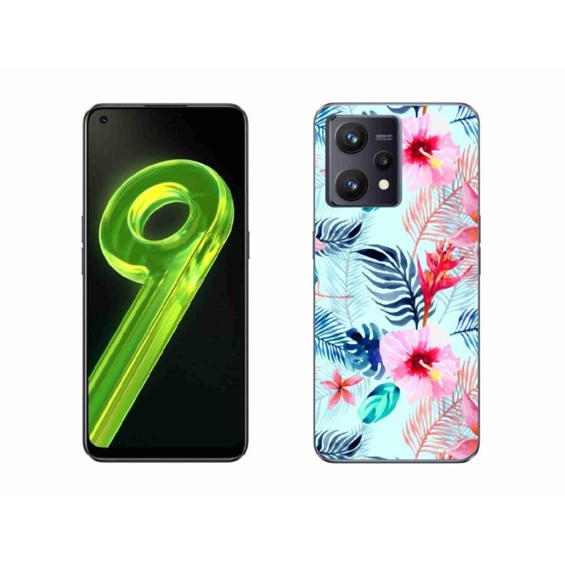 Gélový kryt mmCase na mobil Realme 9 4G - kvety