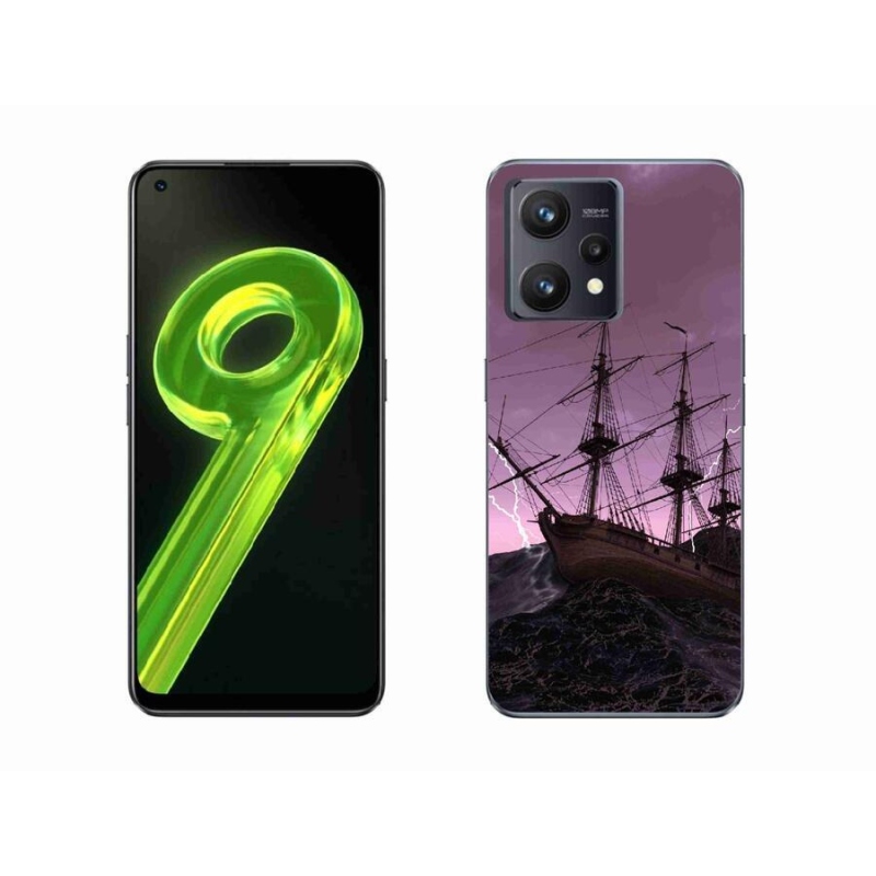 Gélový kryt mmCase na mobil Realme 9 4G - loď v búrke