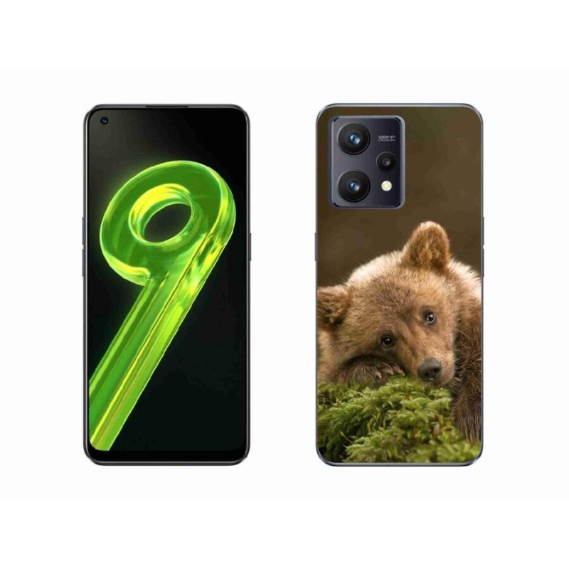 Gélový kryt mmCase na mobil Realme 9 4G - medveď