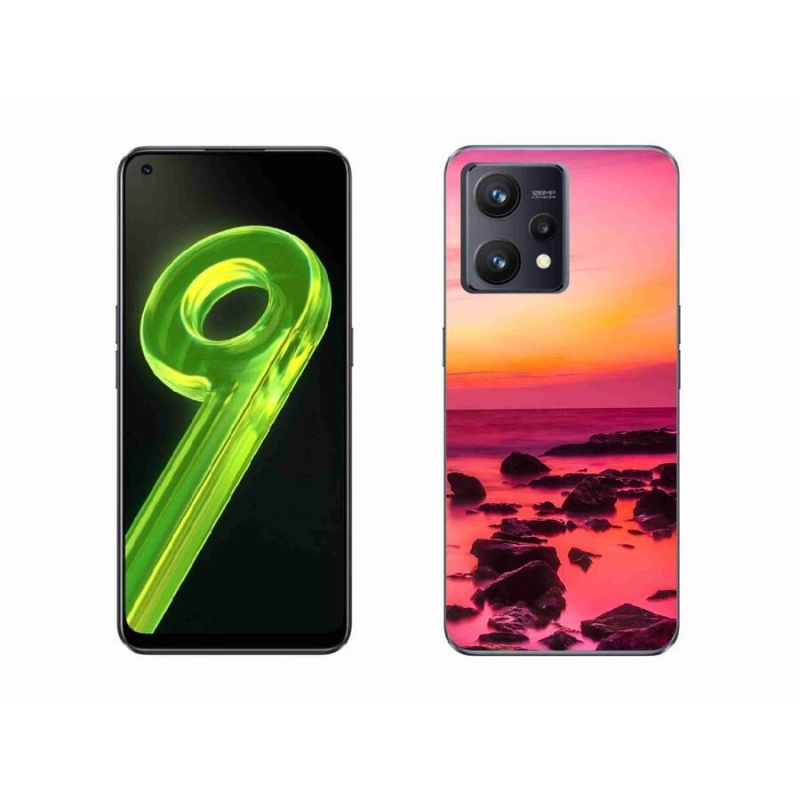 Gélový kryt mmCase na mobil Realme 9 4G - more a žiara