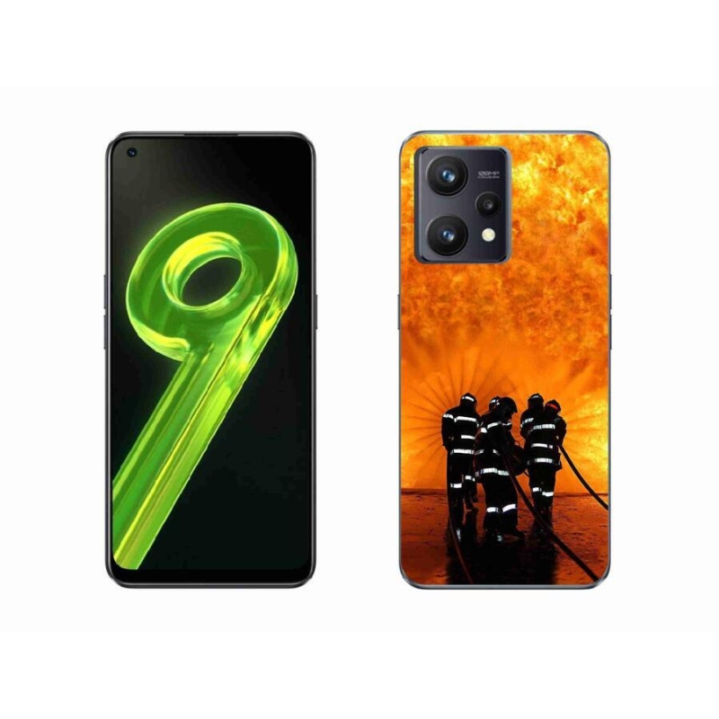 Gélový kryt mmCase na mobil Realme 9 4G - požiar