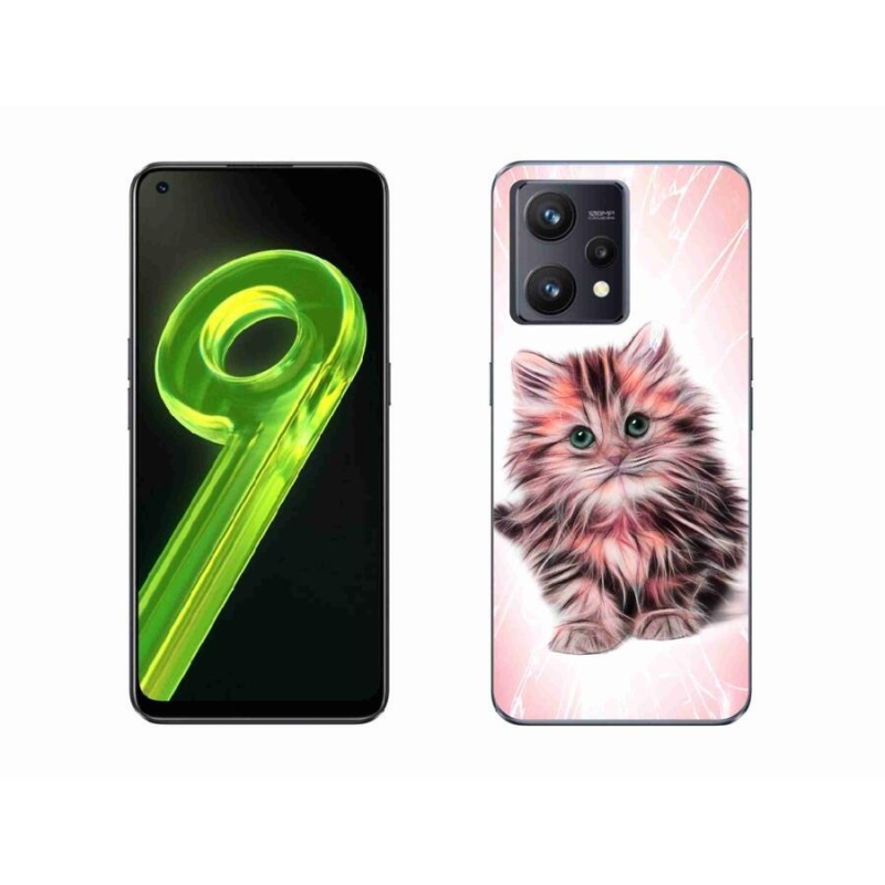 Gélový kryt mmCase na mobil Realme 9 4G - roztomilé mačiatko